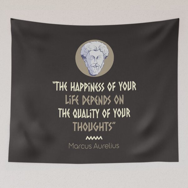 Item preview, Stoicism Philosophy Happiness Marcus Aurelius Metitations Quotes designed and sold by MrEddie10.