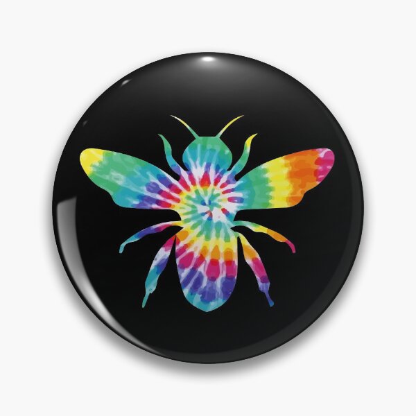Item preview, Colorful Tie Dye Bee designed and sold by LittleShop79.