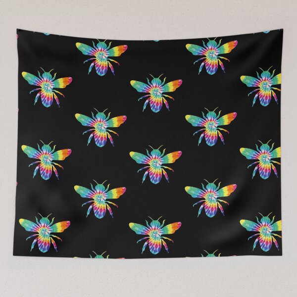 Item preview, Colorful Tie Dye Bee designed and sold by LittleShop79.