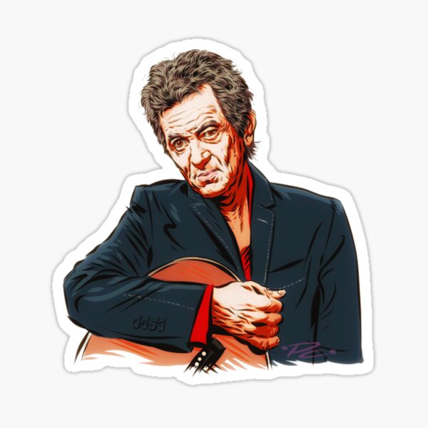 “Rodney Crowell An illustration” Sticker for Sale by NoemieHaag | Redbubble