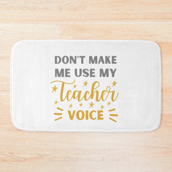 Artikelvorschau, Lass mich nicht meine Lehrerstimme benutzen | Lustiger Lehrer | Lehrergeschenk entworfen und verkauft von Presto Prints Design.