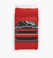 Give'em Hell Dodge Challenger Duvet Cover