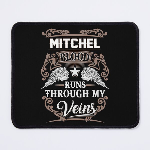 Item preview, Mitchel Name T Shirt - Mitchel Blood Runs Through My Veins Gift Item Tee designed and sold by artiagasonya.