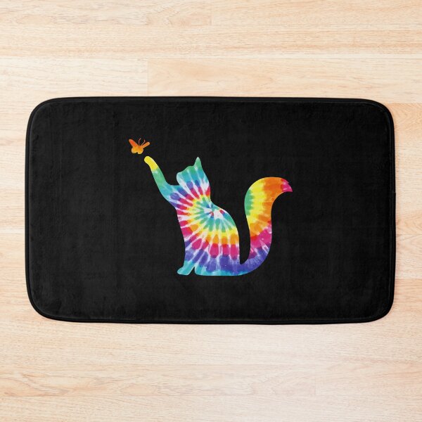 Item preview, Colorful Tie Dye Cat designed and sold by LittleShop79.