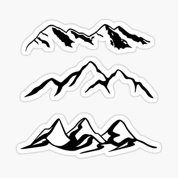 Série Mountain Sticker
