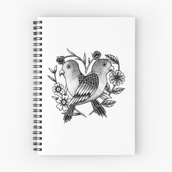 Item preview, Lovebirds designed and sold by AchiAchoDesign.