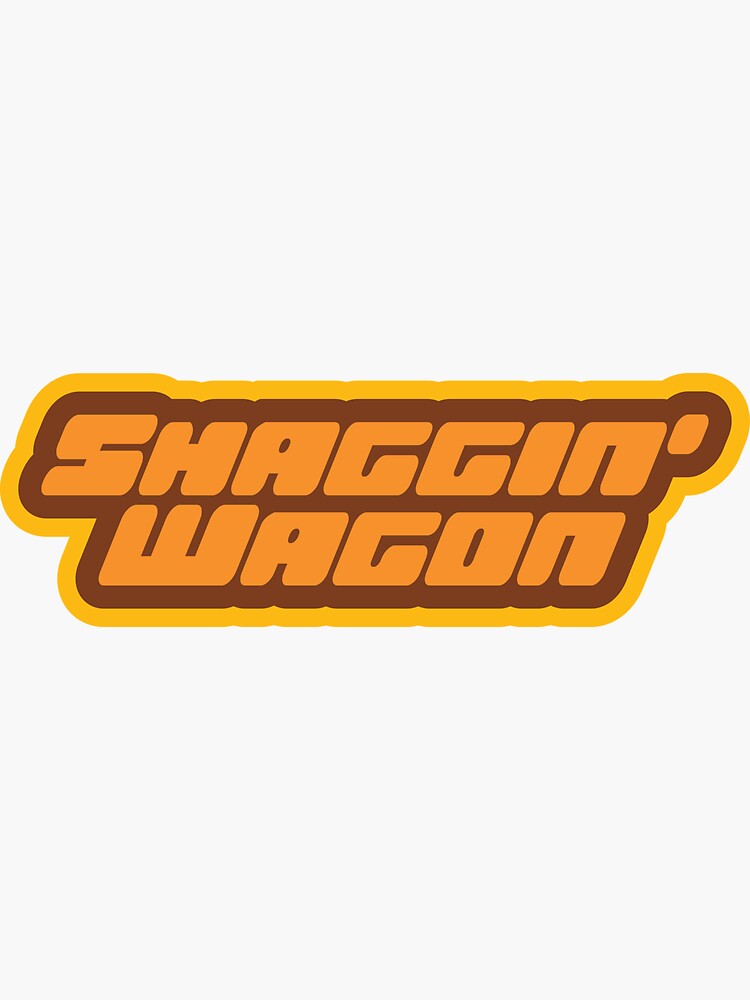 "Shaggin' Wagon" Sticker for Sale by Tobias1969 Redbubble