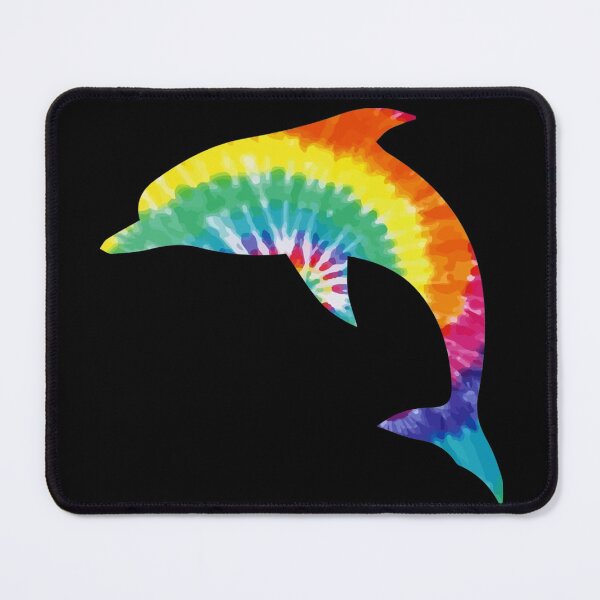 Item preview, Colorful Tie Dye Dolphin designed and sold by LittleShop79.