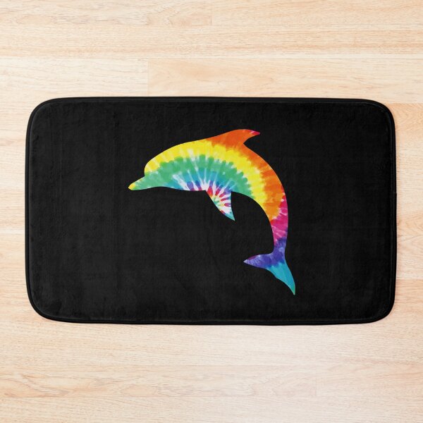 Item preview, Colorful Tie Dye Dolphin designed and sold by LittleShop79.