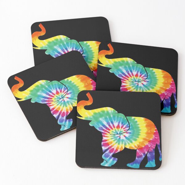 Item preview, Colorful Tie Dye Elephant designed and sold by LittleShop79.