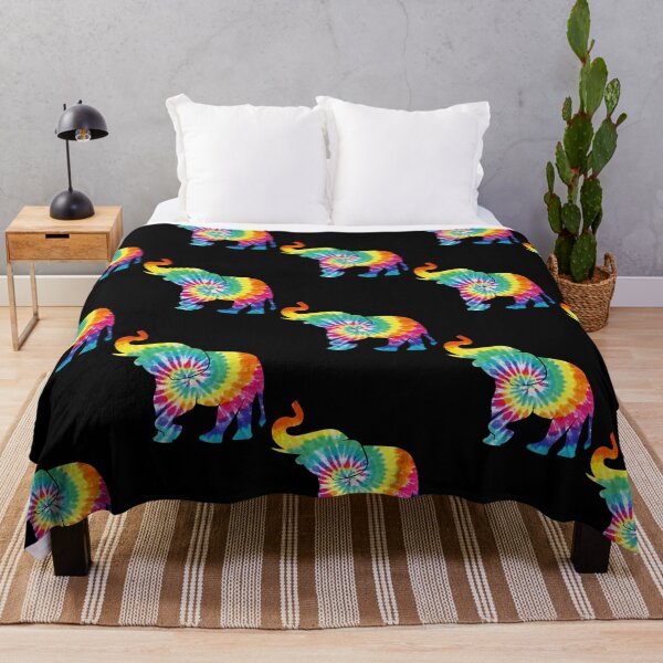 Item preview, Colorful Tie Dye Elephant designed and sold by LittleShop79.
