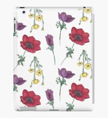 Watercolor Flower Pattern iPad Case/Skin