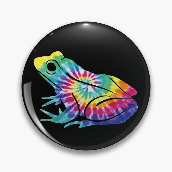 Item preview, Colorful Tie Dye Frog designed and sold by LittleShop79.