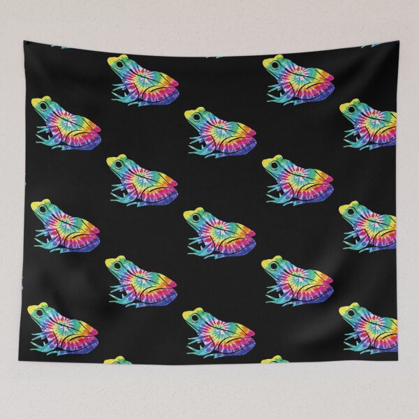 Item preview, Colorful Tie Dye Frog designed and sold by LittleShop79.