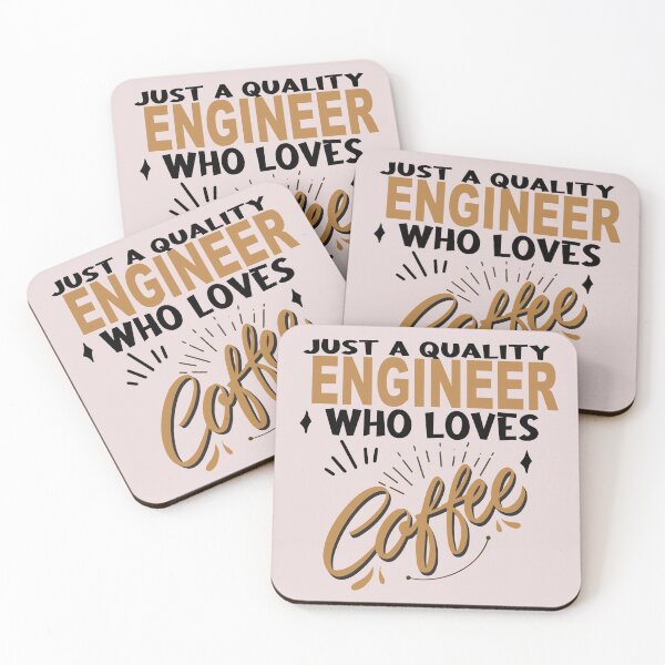 Item preview, Just a Quality Engineer Who Loves coffee designed and sold by Tezss T.