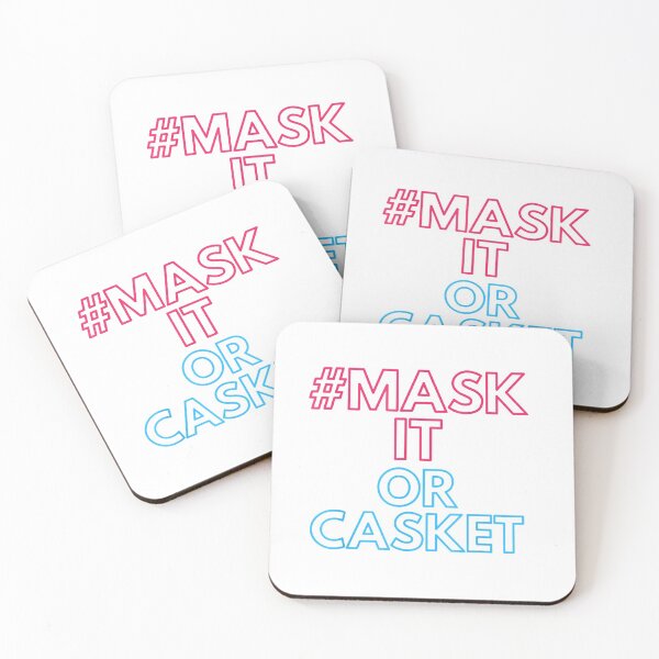 Item preview, Mask It or Casket T-Shirt designed and sold by TichacekZime.