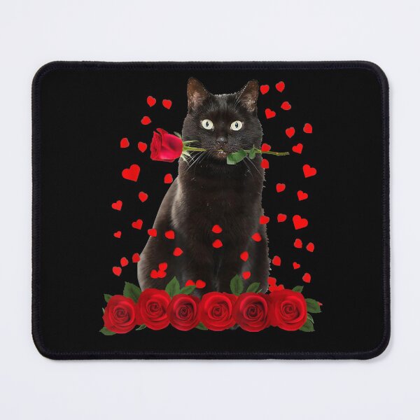 Item preview, Black Cat Valentines Day designed and sold by spherevilla.