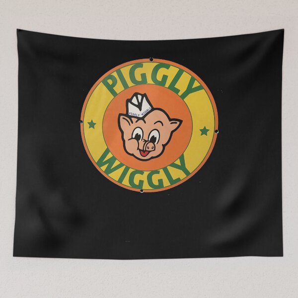 Item preview, Retro Piggly Wiggly Sign Classic T-Shirt designed and sold by KristieaWoodall.