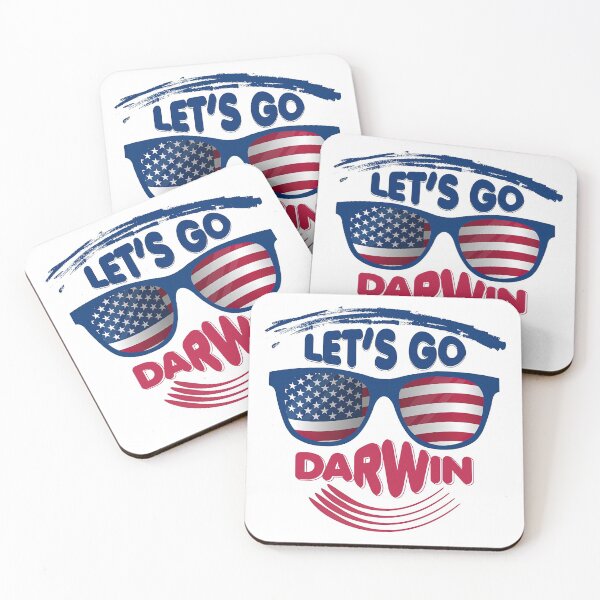Item preview, Lets Go Darwin, In Darwin We Trust - Let Natural Selection Work - Theory of Evolution designed and sold by graphic-genie.