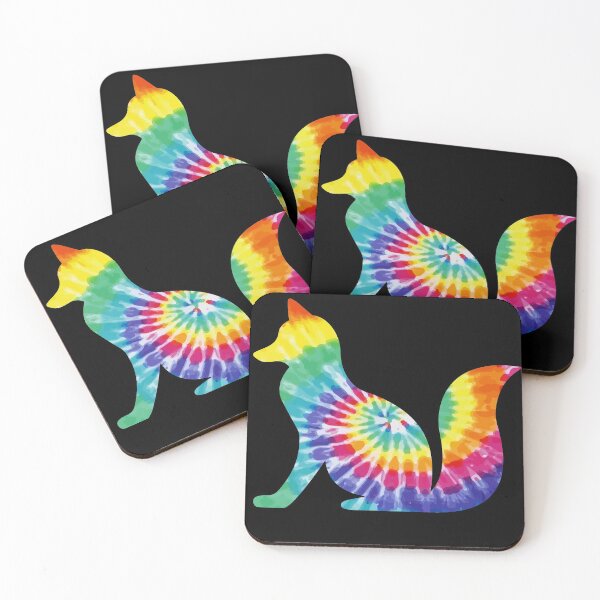 Item preview, Woodland Fox Tie Dye Art designed and sold by SweetThreads79.