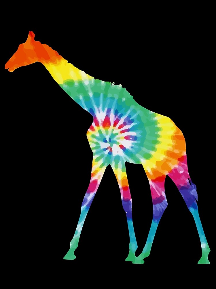 "Giraffe Tie Dye Art" Poster for Sale by SweetThreads79 | Redbubble