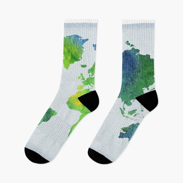 Item preview, Watercolor World Map X designed and sold by Irina Sztukowski.