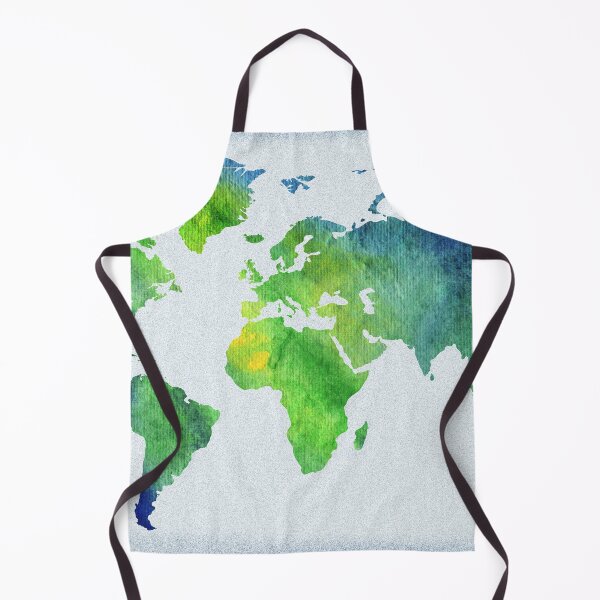 Item preview, Watercolor World Map X designed and sold by Irina Sztukowski.