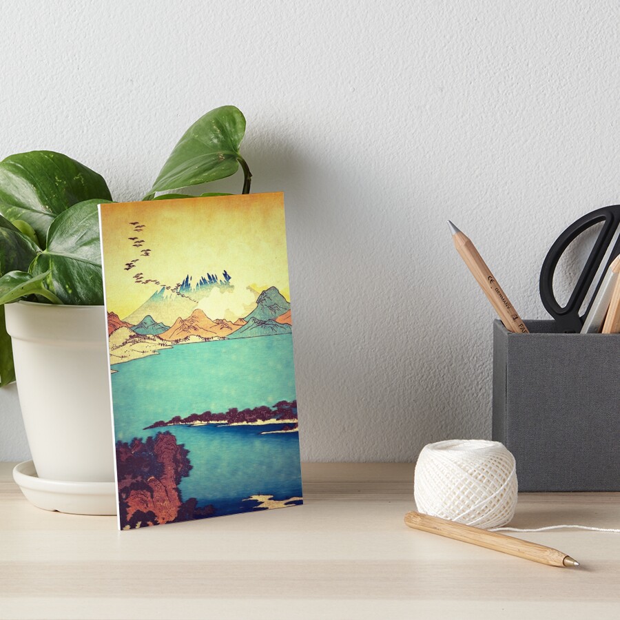 Upon Arrival at Dekijin Art Board Print