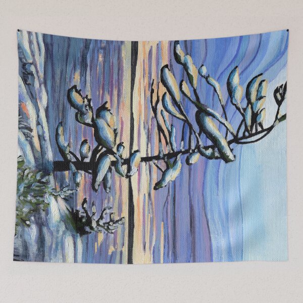 Item preview, Brightly colored west coast winter landscape designed and sold by The Willow Of  Rain City.