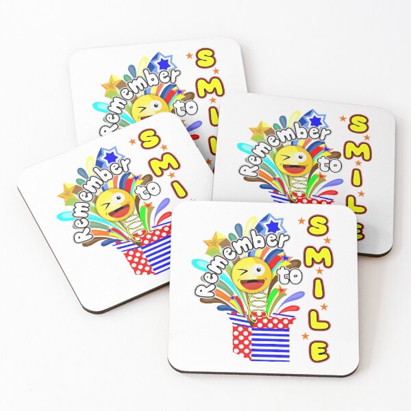 Item preview, "Remember to smile" - quotes-funny-meme-kids-vector design designed and sold by bluehatgraphics.
