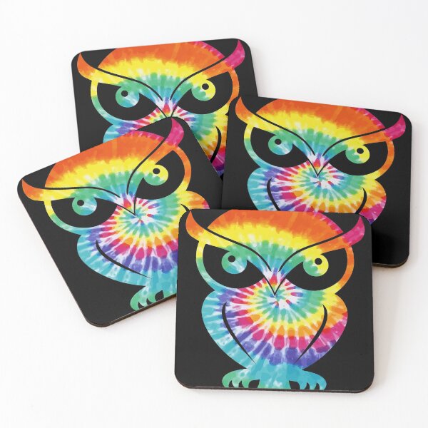 Item preview, Owl Tie Dye Art designed and sold by SweetThreads79.