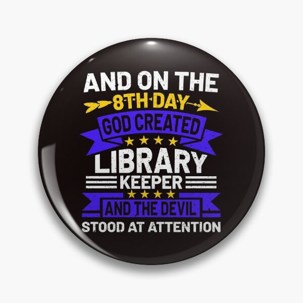 Item preview, And on the 8th Day Go created Library Keeper and the Devil stood at Attention designed and sold by Tezss T.