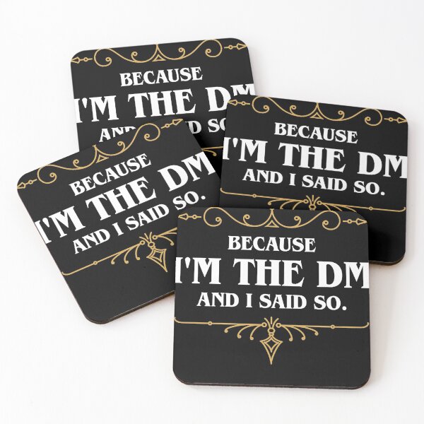 Item preview, Because I&39;m the Master and I Said So Funny Tabletop RPG Meme Essential designed and sold by patriceburgess.