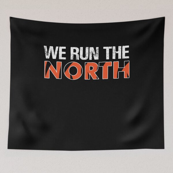 Item preview, We Run The North Cincinnati Football designed and sold by NerdCulture.