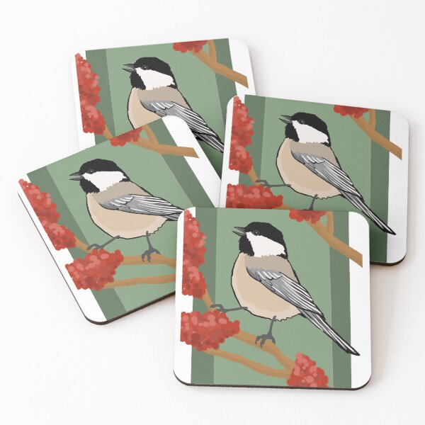 Item preview, Black-Capped Chickadee bird art designed and sold by smcewencote.