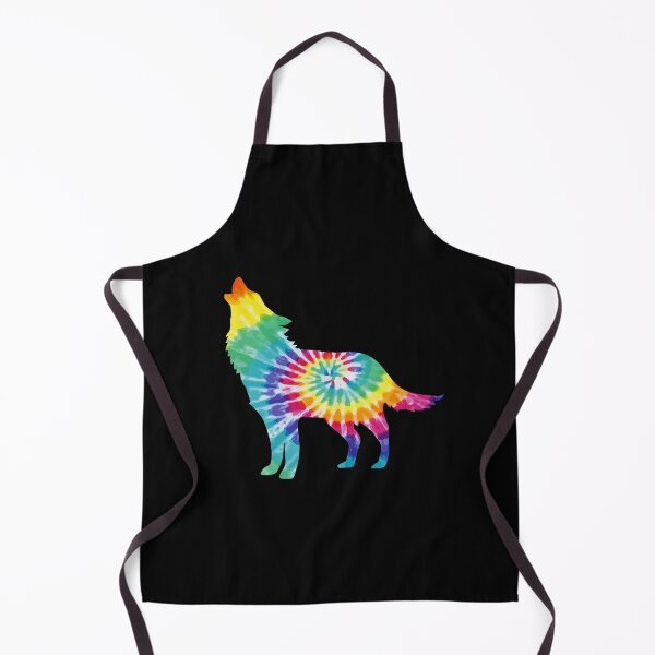 Aperçu de l'œuvre Loup Tie Dye Art créée et vendue par SweetThreads79.