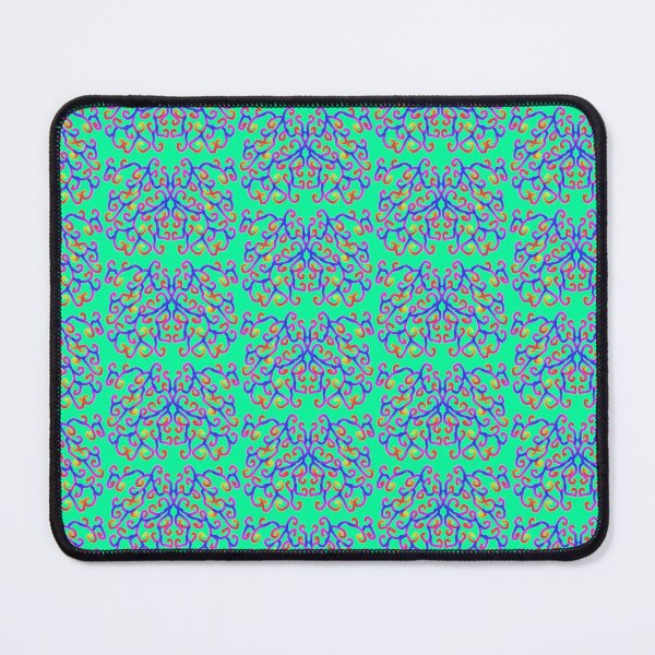 Item preview, Rainbow Gradient Demask Pattern Teal Version designed and sold by Cora Gregory.