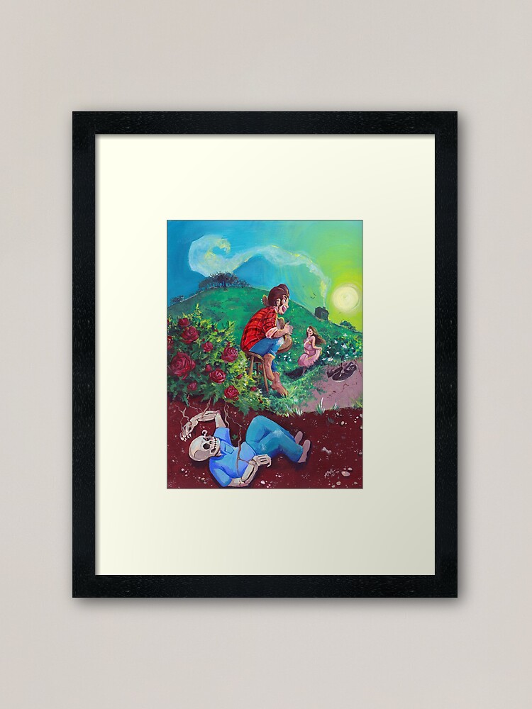 The Gardener Framed Art Print By Nosafehaven Redbubble
