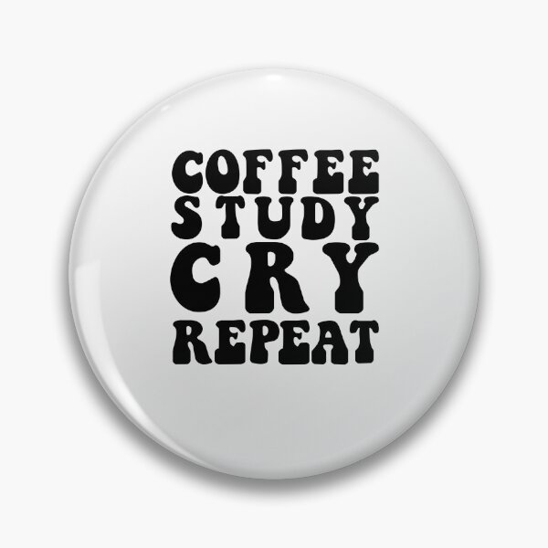 Item preview,  Coffee Study Cry Exam Prep CPA BAR Exam College Final Test Prep designed and sold by FazCreations.