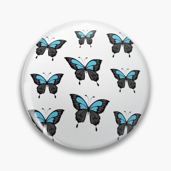 Item preview, Blue and black butterfly set designed and sold by Kinkalow.
