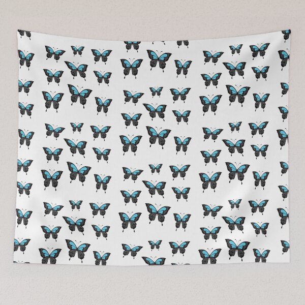 Item preview, Blue and black butterfly set designed and sold by Kinkalow.