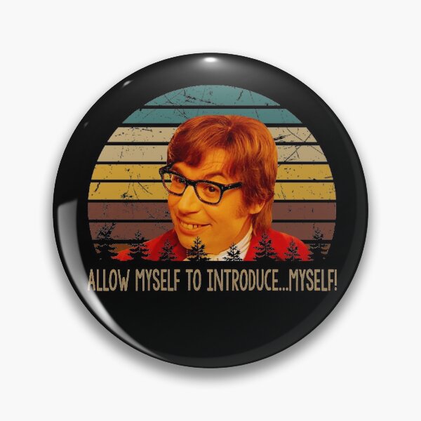 Item preview, Austin Powers art allow myself to introduce poster designed and sold by VitoFerreira117.