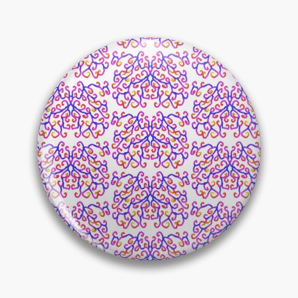 Item preview, Rainbow Gradient Demask Pattern White Version designed and sold by Cora Gregory.