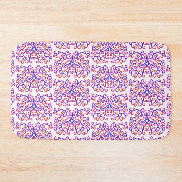 Item preview, Rainbow Gradient Demask Pattern White Version designed and sold by Cora Gregory.