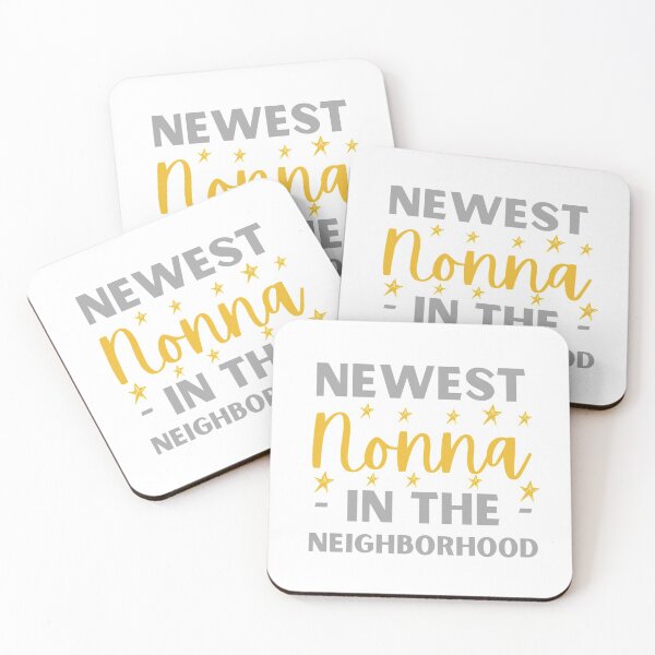Artikelvorschau, Neueste Nonna in der Nachbarschaft | Neue Großmutter | Nonna-Geschenk entworfen und verkauft von Presto Prints Design.