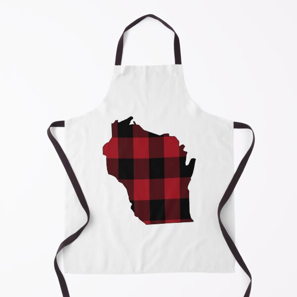 Item preview, Wisconsin in Red Plaid designed and sold by Sun Dog Montana.