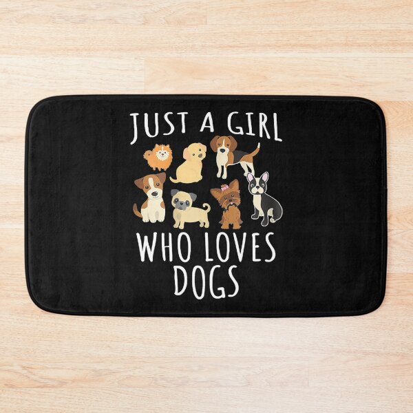 Item preview, Just a girl who loves Dogs - Funny Puppy Pet Lovers designed and sold by abbottdominic.