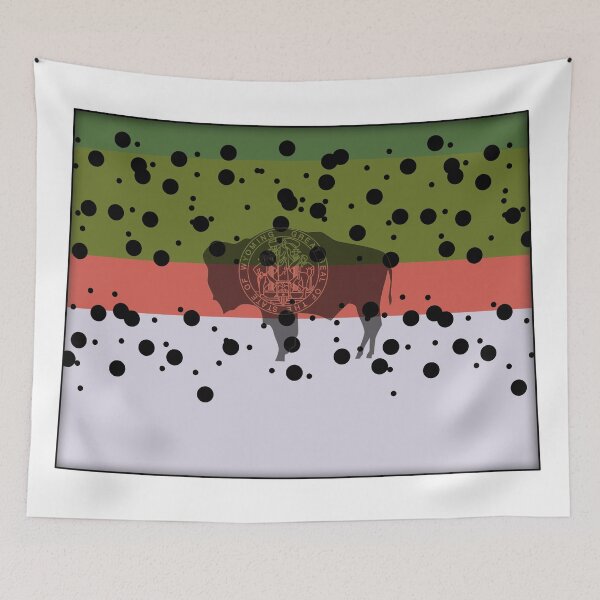 Item preview, Wyoming Trout designed and sold by Sun Dog Montana.
