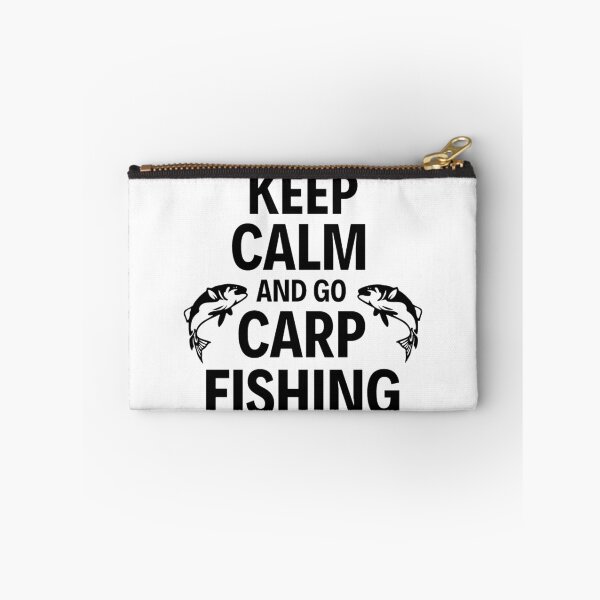 Item preview, Keep Calm And Go Carp Fishing - Funny Fishing Sayings designed and sold by chetan786.