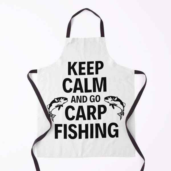 Item preview, Keep Calm And Go Carp Fishing - Funny Fishing Sayings designed and sold by chetan786.